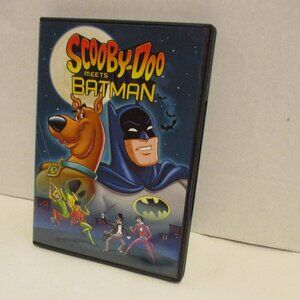 Batman Meets Scooby Doo Small Black Blue Brown Yellow DVD Movie Disc